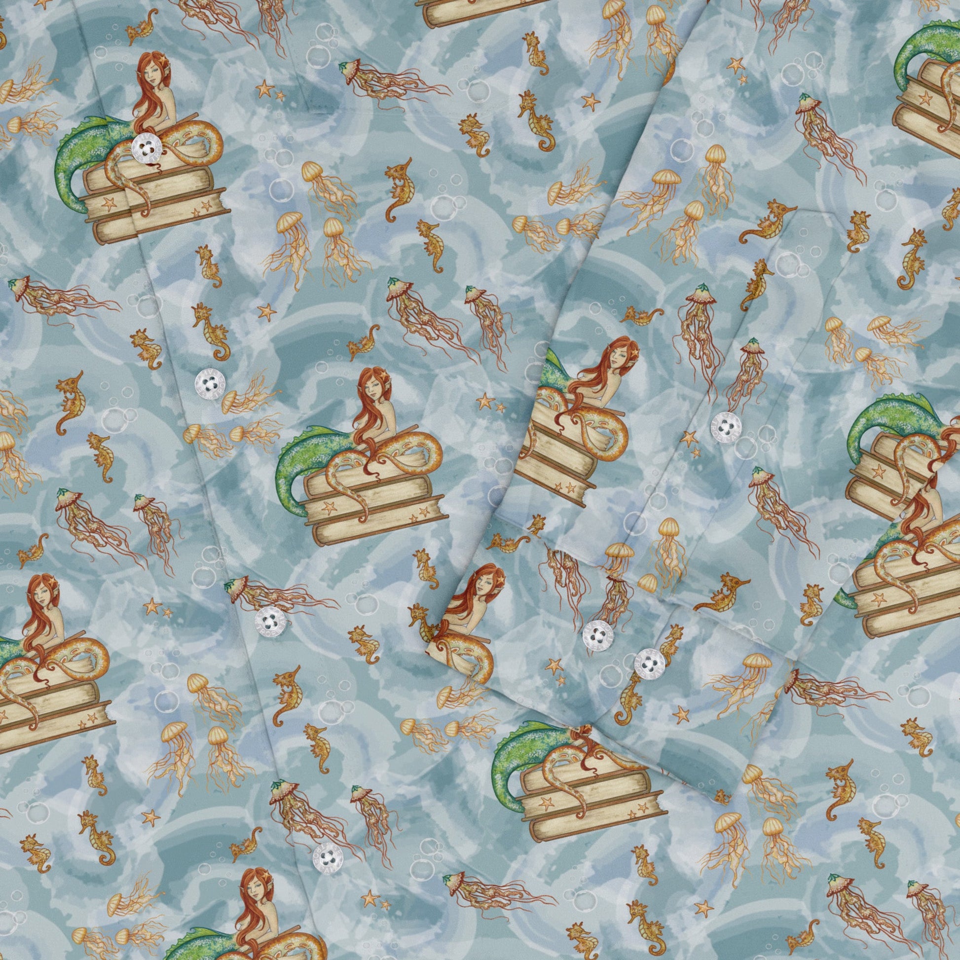 Tales of the Sea Long Sleeve Button Up Shirt