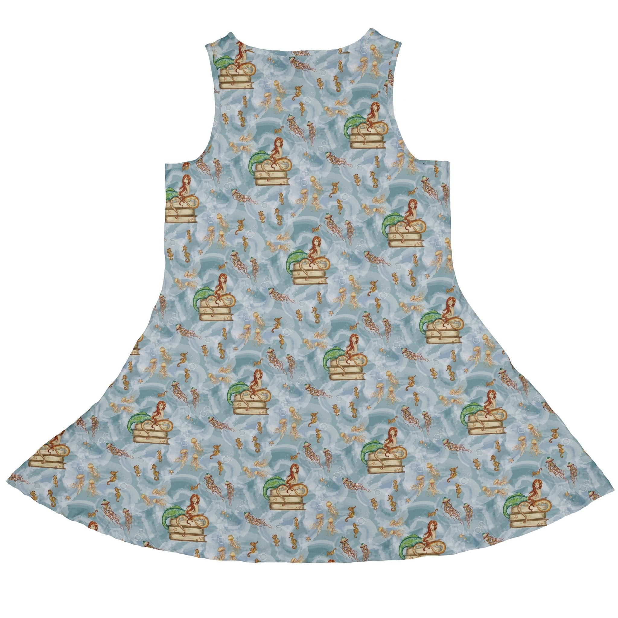 Tales Of The Sea Dress Geek Nerd Animal Patterns Book Prints Design by Amy Brown