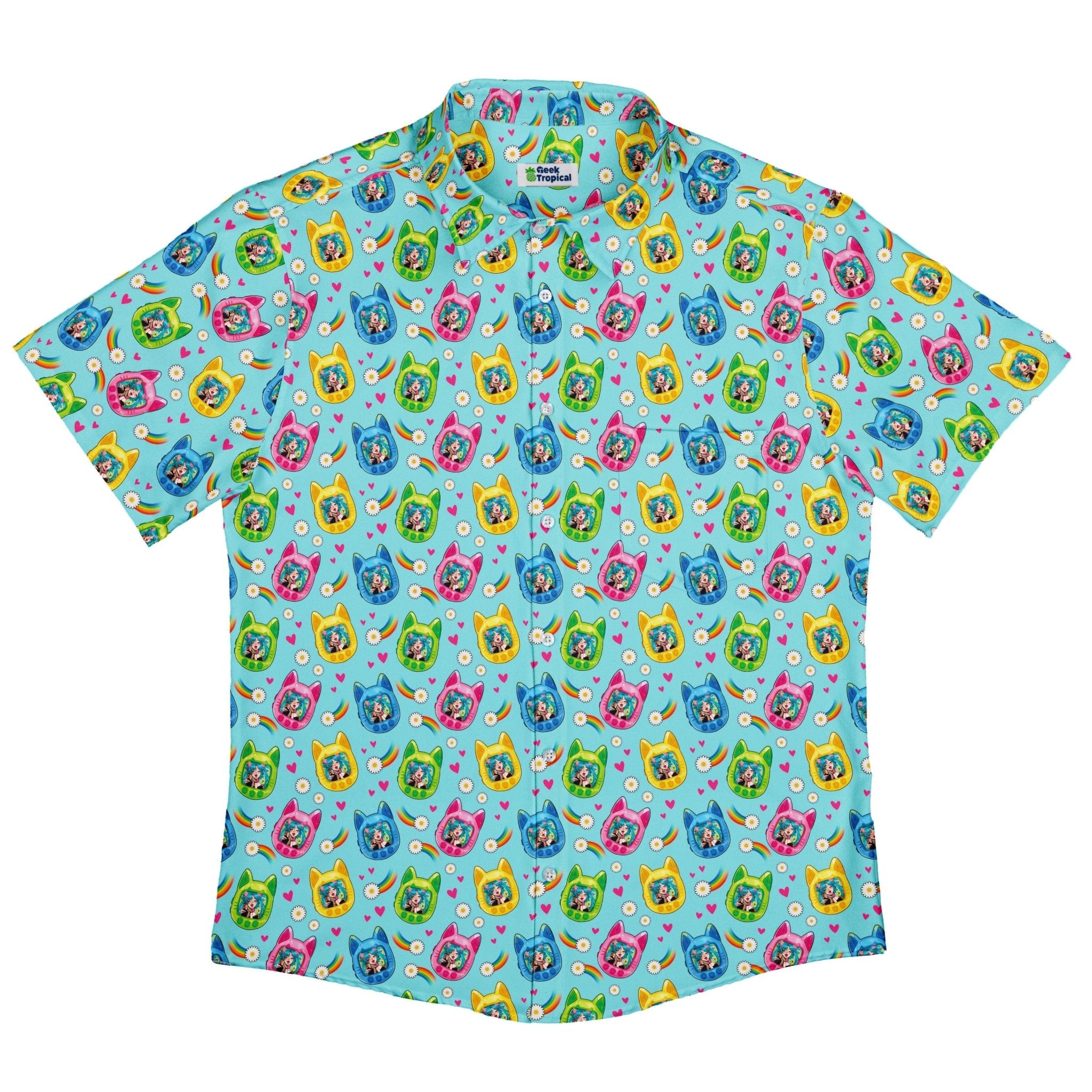 Tamonyachi Button Up Shirt - adult sizing - Anime - Ivy Dolamore