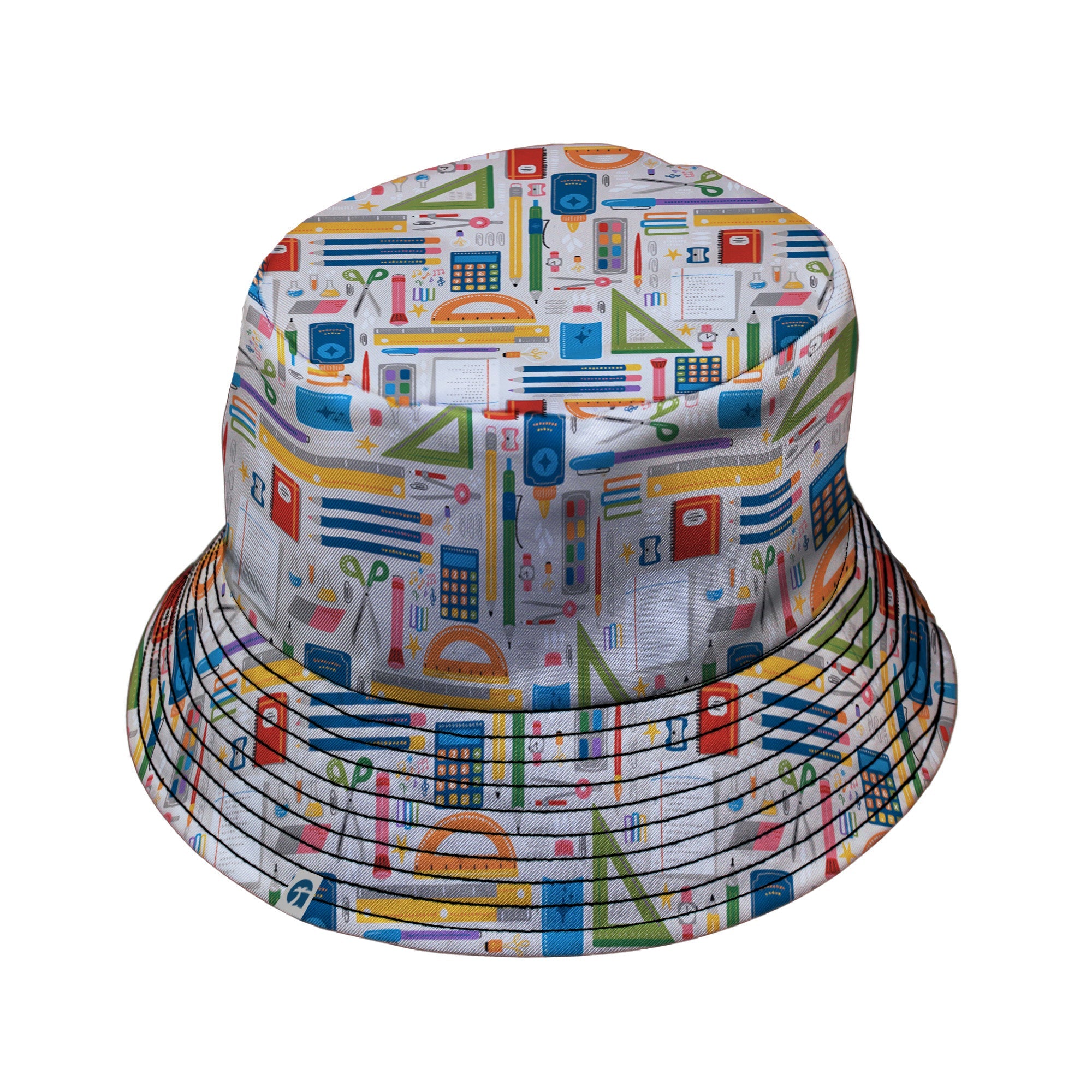 Teacher Student Supplies Bucket Hat Geek Nerd Design by Zirkus Design lx - B mathematics print