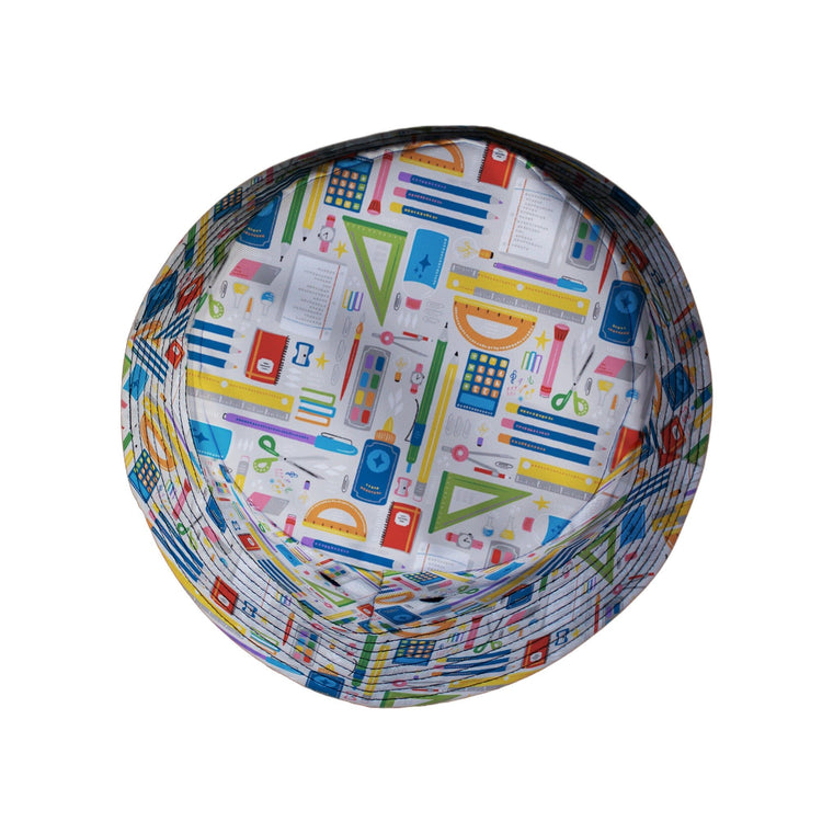 Teacher Student Supplies Bucket Hat Geek Nerd Design by Zirkus Design lx - B mathematics print
