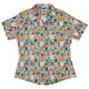 Teacher Student Supplies Curvy Button Up Shirt Geek Nerd Design by Zirkus Design mathematics print q225