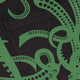 Tentacles of Cthulhu Green Long Sleeve Button Up Shirt Geek Nerd adult sizing Design by Heather Davenport Fantasy Prints