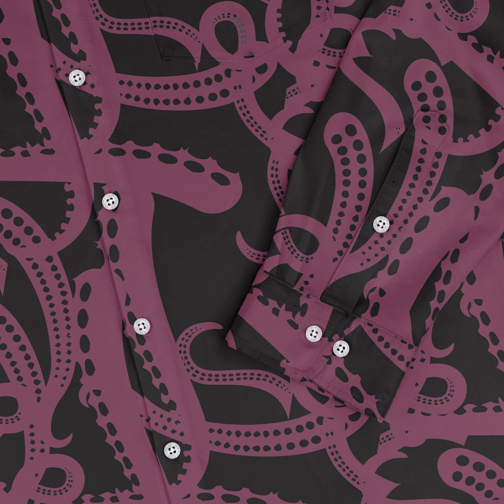 Tentacles of Cthulhu Long Sleeve Button Up Shirt