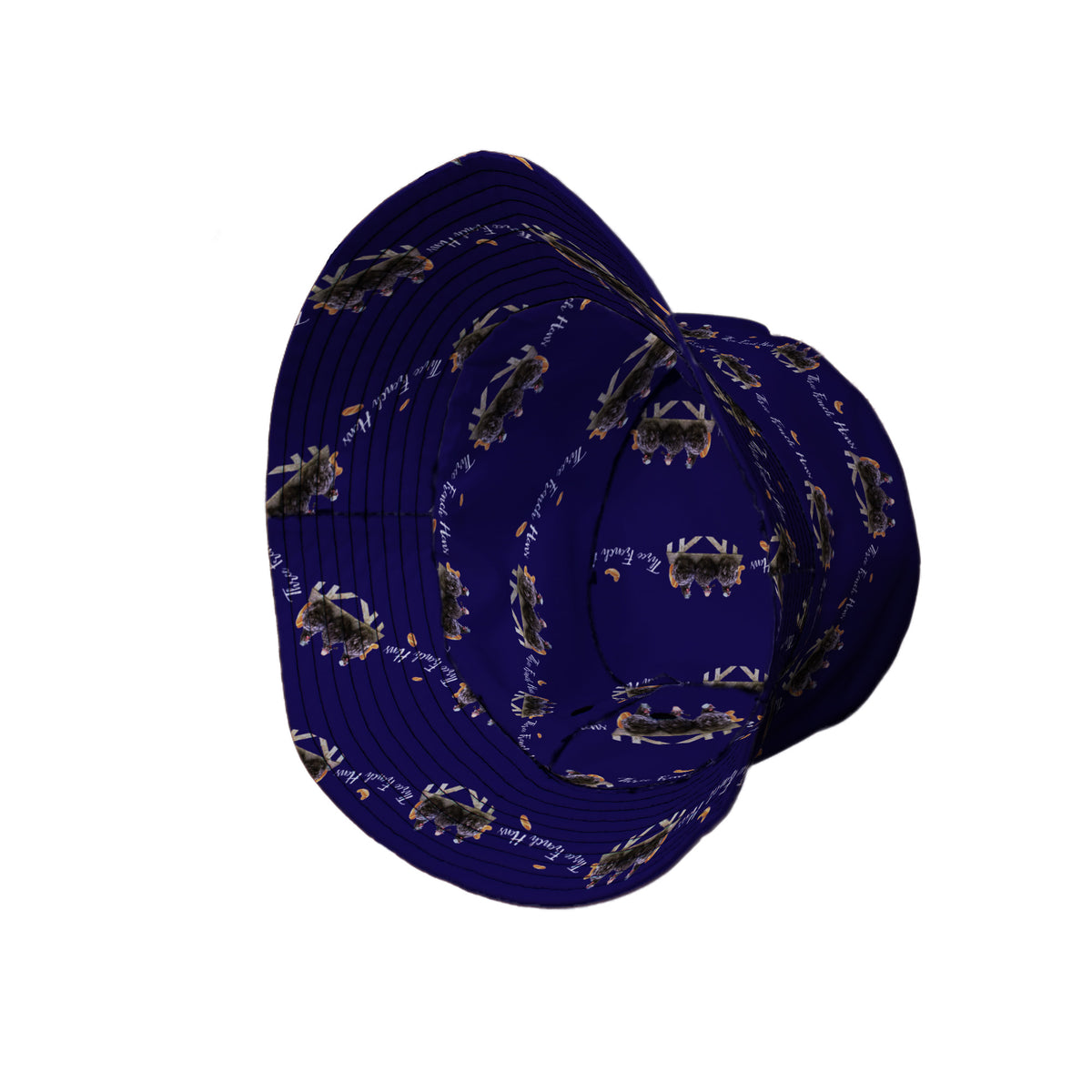 The French Hen Club Bucket Hat Side View