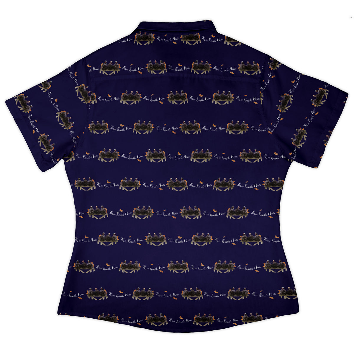 The French Hen Club Curvy Button Up Shirt womens back