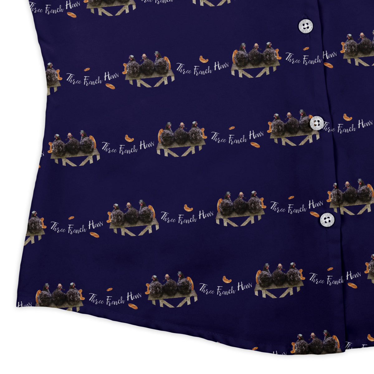 The French Hen Club Curvy Button Up Shirt womens corner
