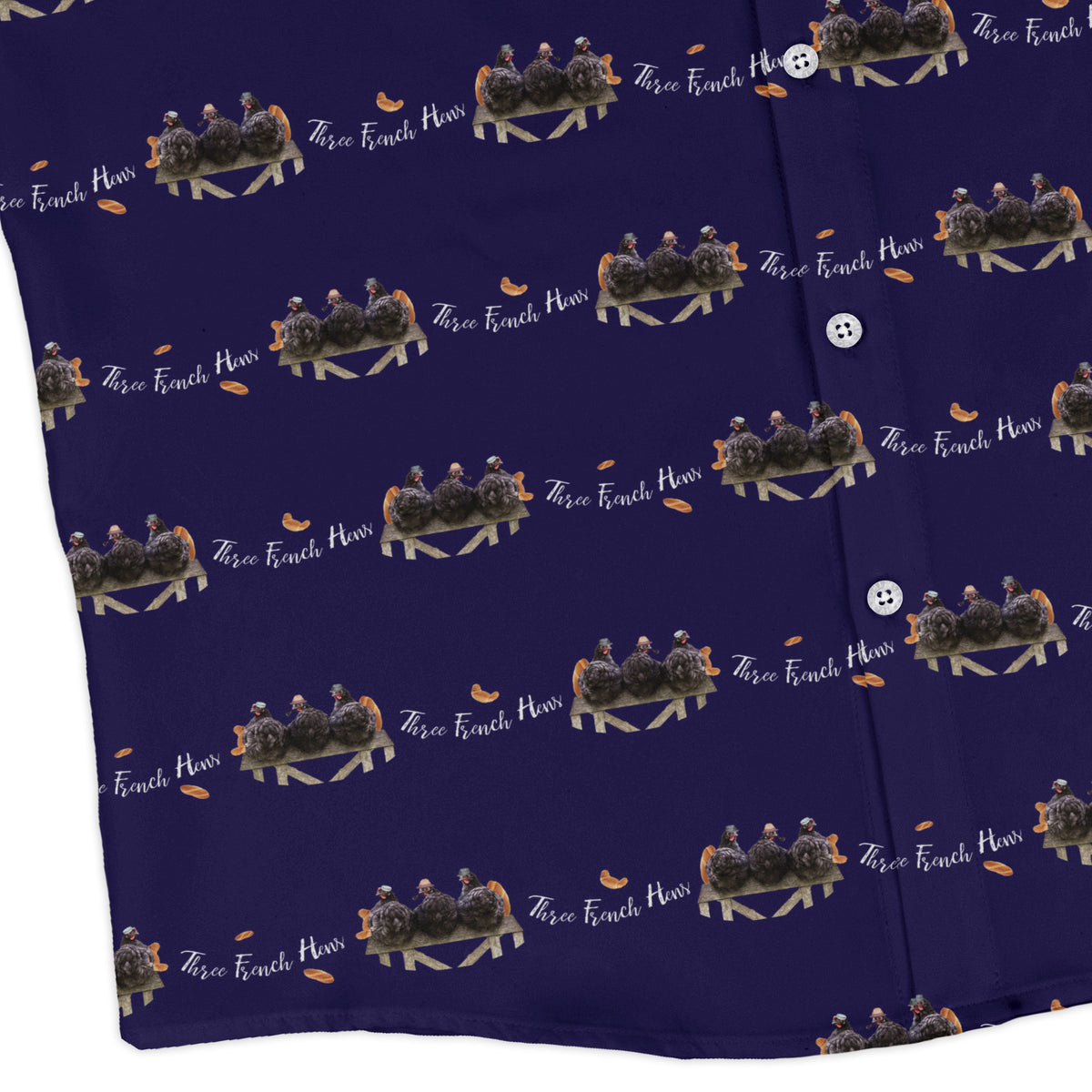The French Hen Club Long Sleeve Button Up Shirt corner