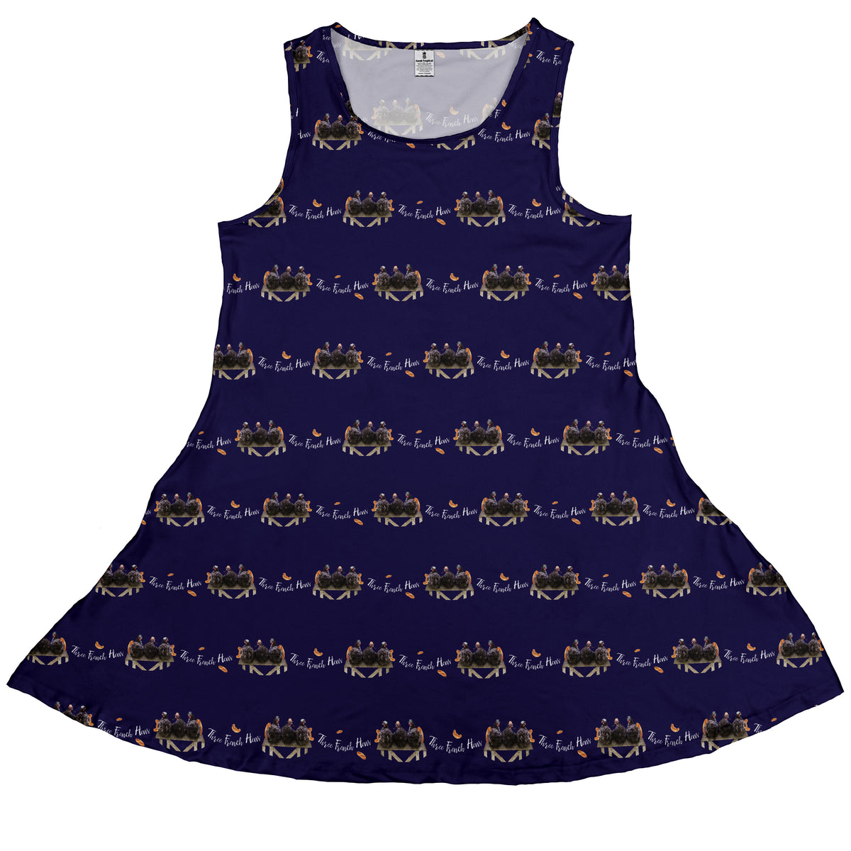 The French Hen Club Sleeveless Dress front