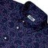 TheBlob Pink Blue Button Up Shirt Neck