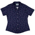 TheBlob Pink Blue Curvy Button Up Shirt womens front
