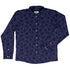 TheBlob Pink Blue Long Sleeve Button Up Shirt front