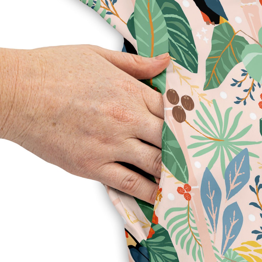 Toucan Tropica Dress Geek Nerd animal patterns botany print Design by Zirkus Design
