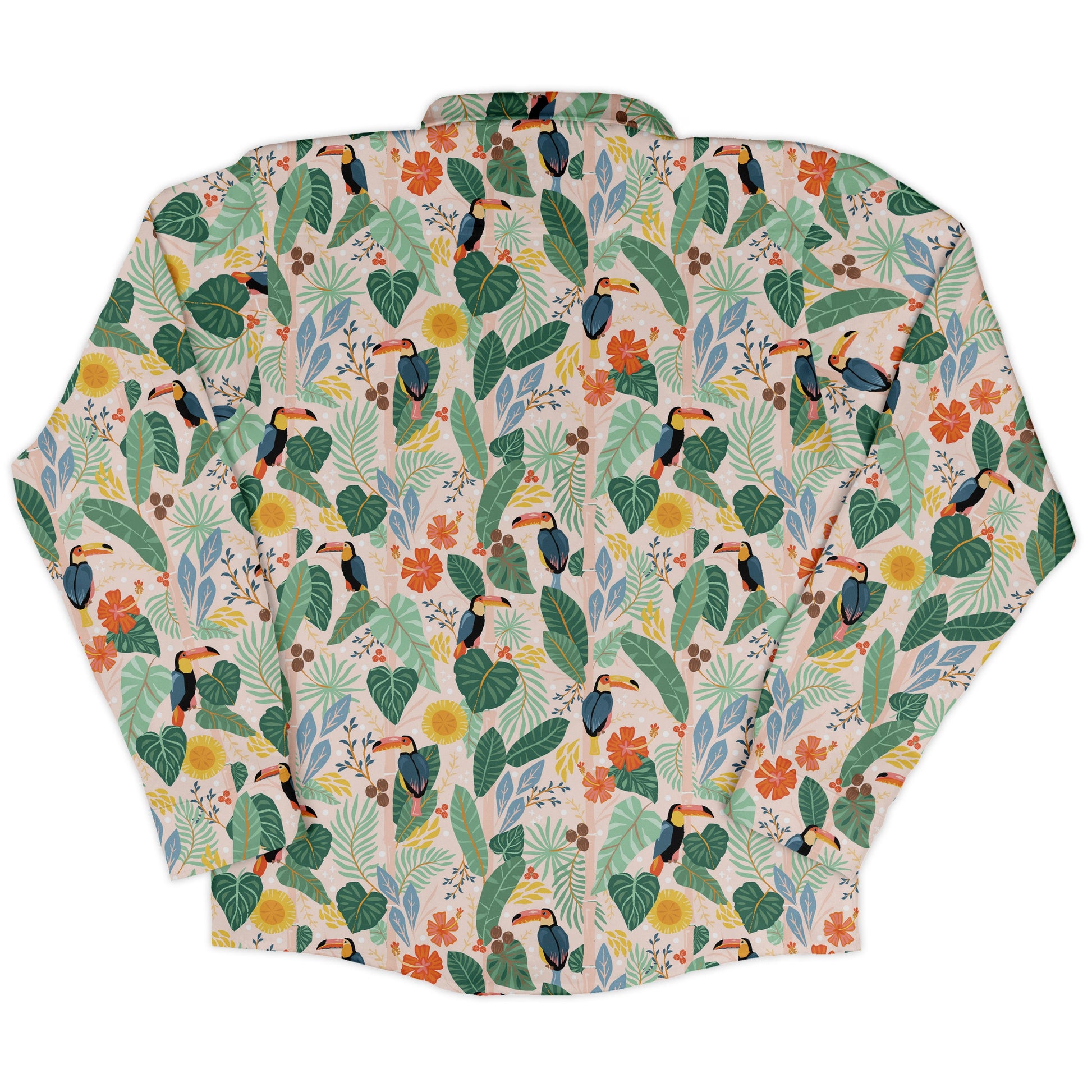 Toucan Tropica Long Sleeve Button Up Shirt