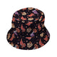 Trick or Treat Dinos Bucket Hat Geek Nerd 0925 Design by Ardi Tong dinosaur print