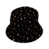 Trick or Treat Halloween Cats Bucket Hat Black Stitching