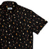 Trick or Treat Halloween Cats Button Up Shirt Top Corner