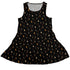 Trick or Treat Halloween Cats Sleeveless Dress front