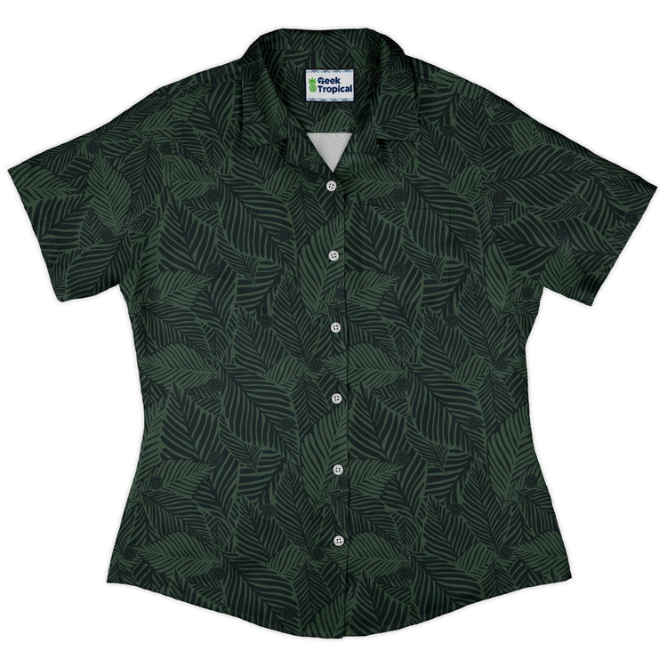 Clearance Ready - to - Ship Tropical Dnd Dice Curvy Button Up Shirt Geek Nerd Clearance Design by Dunking Toast dnd & rpg print