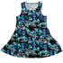 Tropical Ufo Space Dress Geek Nerd Design by Random Galaxy lx - C Maximalist Patterns
