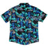 Tropical UFO Space Button Up Shirt - adult sizing - Design by Random Galaxy - Maximalist Patterns