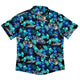 Tropical UFO Space Button Up Shirt - adult sizing - Design by Random Galaxy - Maximalist Patterns
