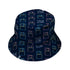 True Icon Floppy Disk Bucket Hat Black Stitching