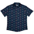 True Icon Floppy Disk Button Up Shirt Flat Front