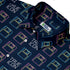 True Icon Floppy Disk Button Up Shirt Neck