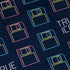 True Icon Floppy Disk Button Up Shirt Pocket
