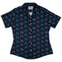 True Icon Floppy Disk Curvy Button Up Shirt Old Curvy Button Up Shirt womens front