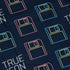 True Icon Floppy Disk Long Sleeve Button Up Shirt pocket