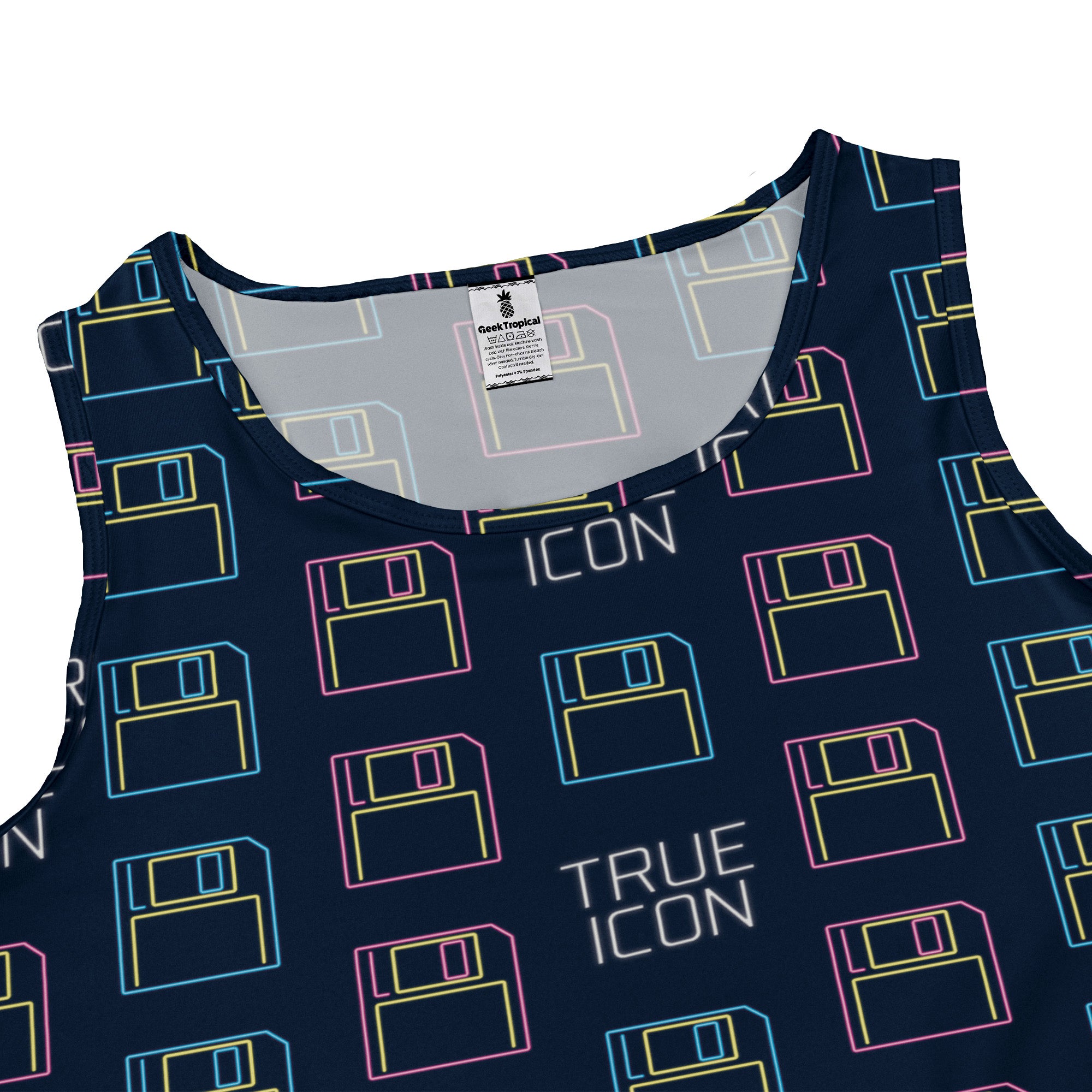 True Icon Floppy Disk Sleeveless Dress 2