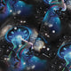 UFO Abduction of Dinosaurs Long Sleeve Button Up Shirt Geek Nerd adult sizing Design by Random Galaxy FLOW DESC WRITING