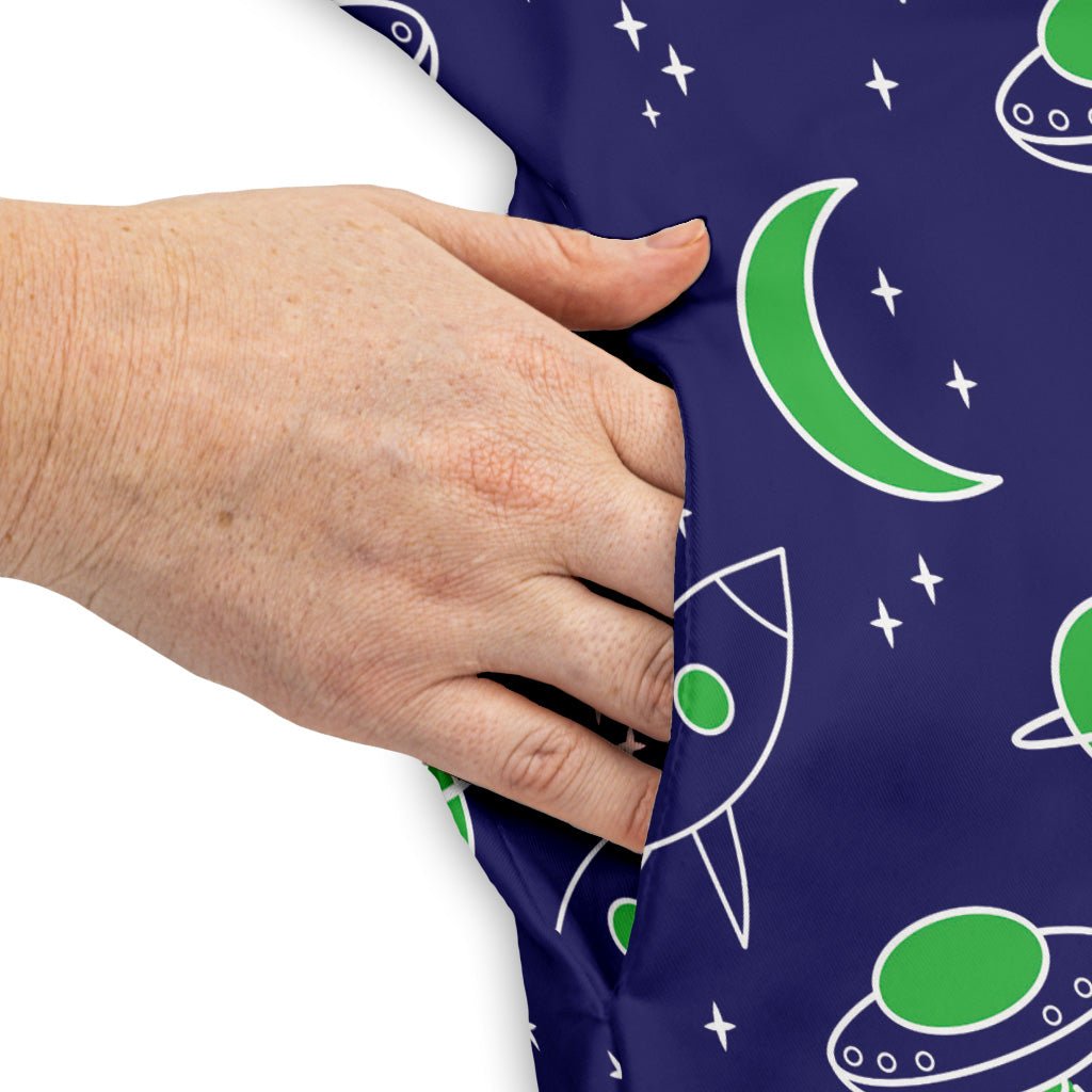 Ufo Cow Abduction Dress Geek Nerd Animal Patterns Design by Heather Davenport lx - C