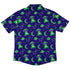 UFO Cow Abduction Button Up Shirt - adult sizing - Animal Patterns - Design by Heather Davenport
