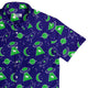 UFO Cow Abduction Button Up Shirt - adult sizing - Animal Patterns - Design by Heather Davenport