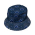 Under the Winter Moon Bucket Hat Gray Stitching