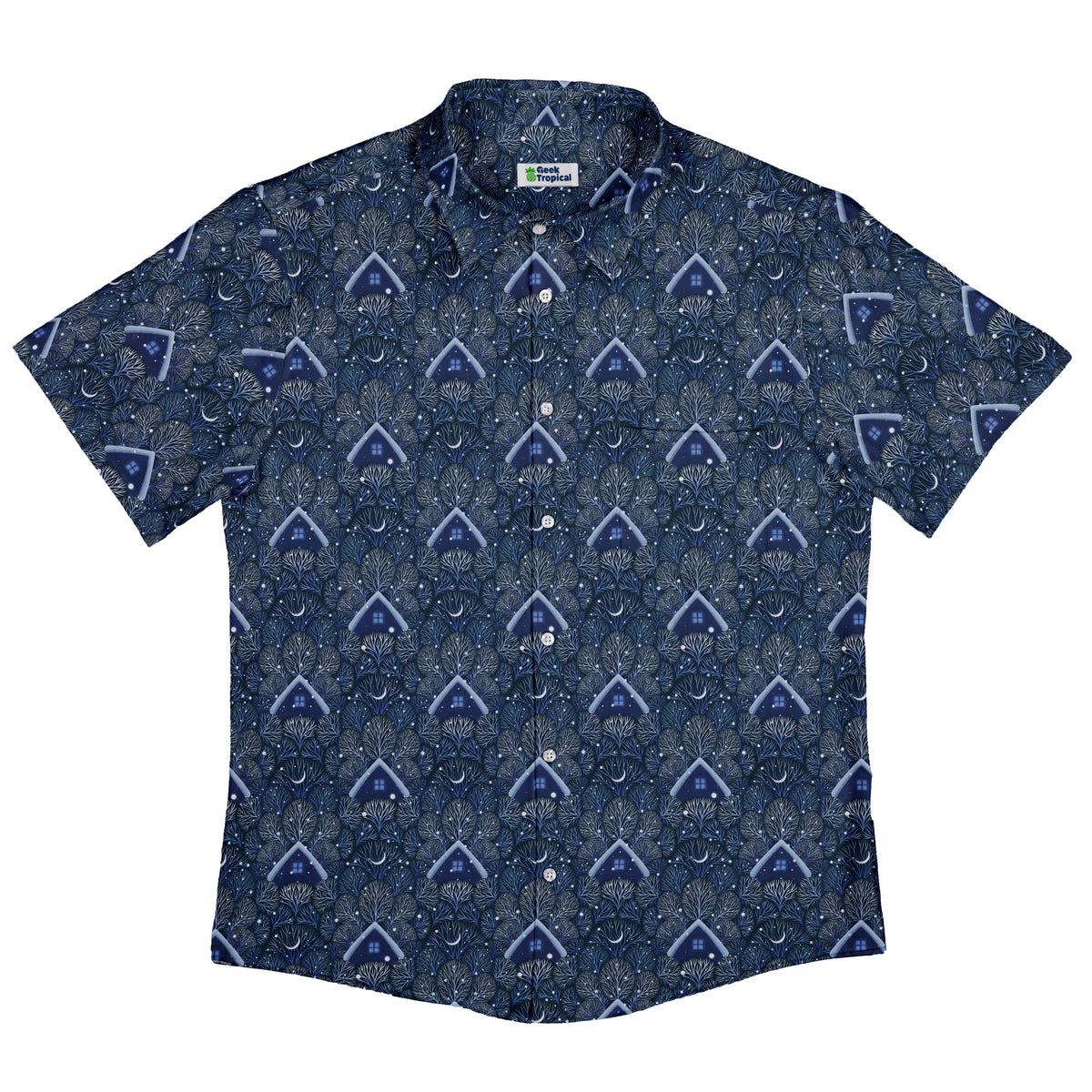 Under the Winter Moon Button Up Shirt Flat Front