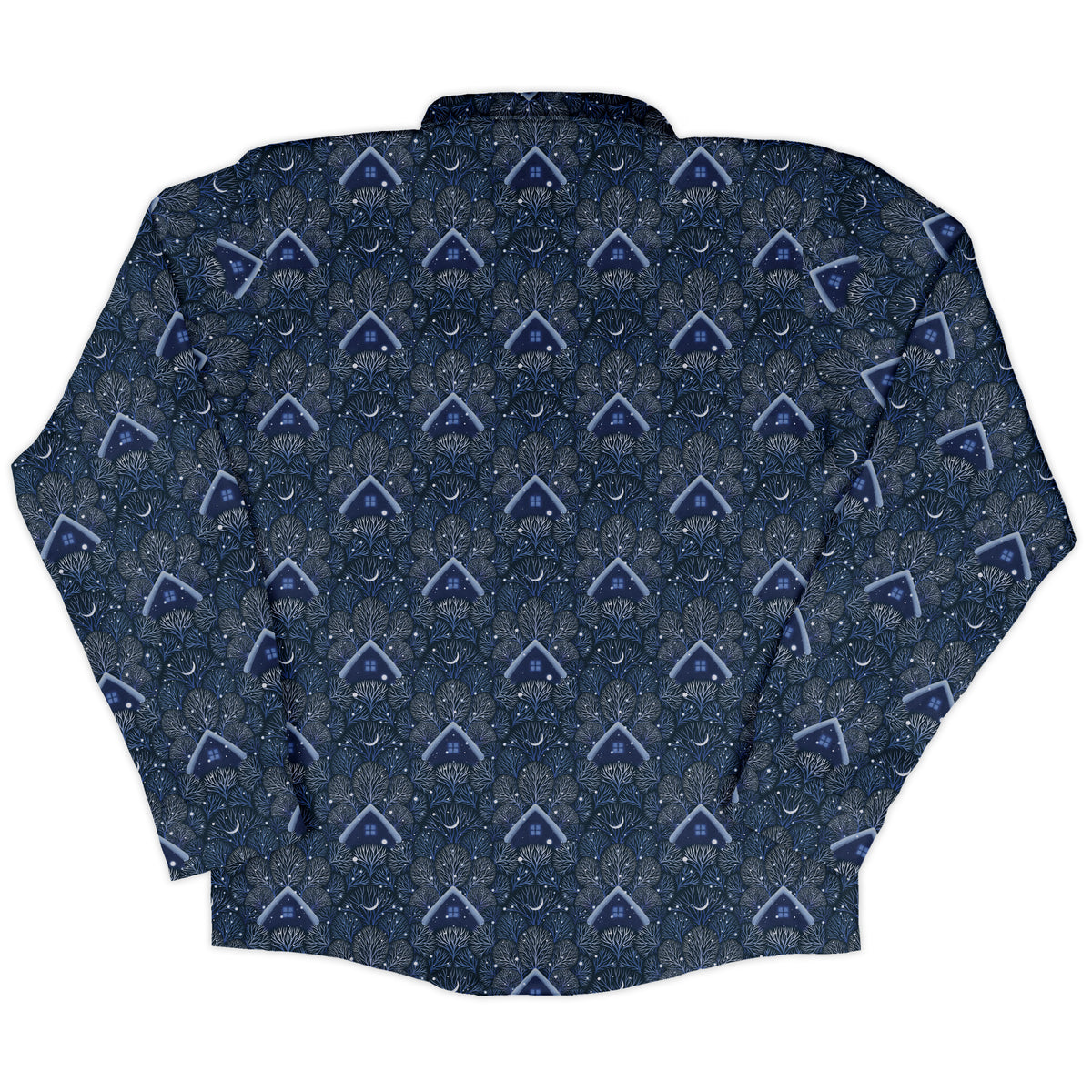 Under the Winter Moon Long Sleeve Button Up Shirt back