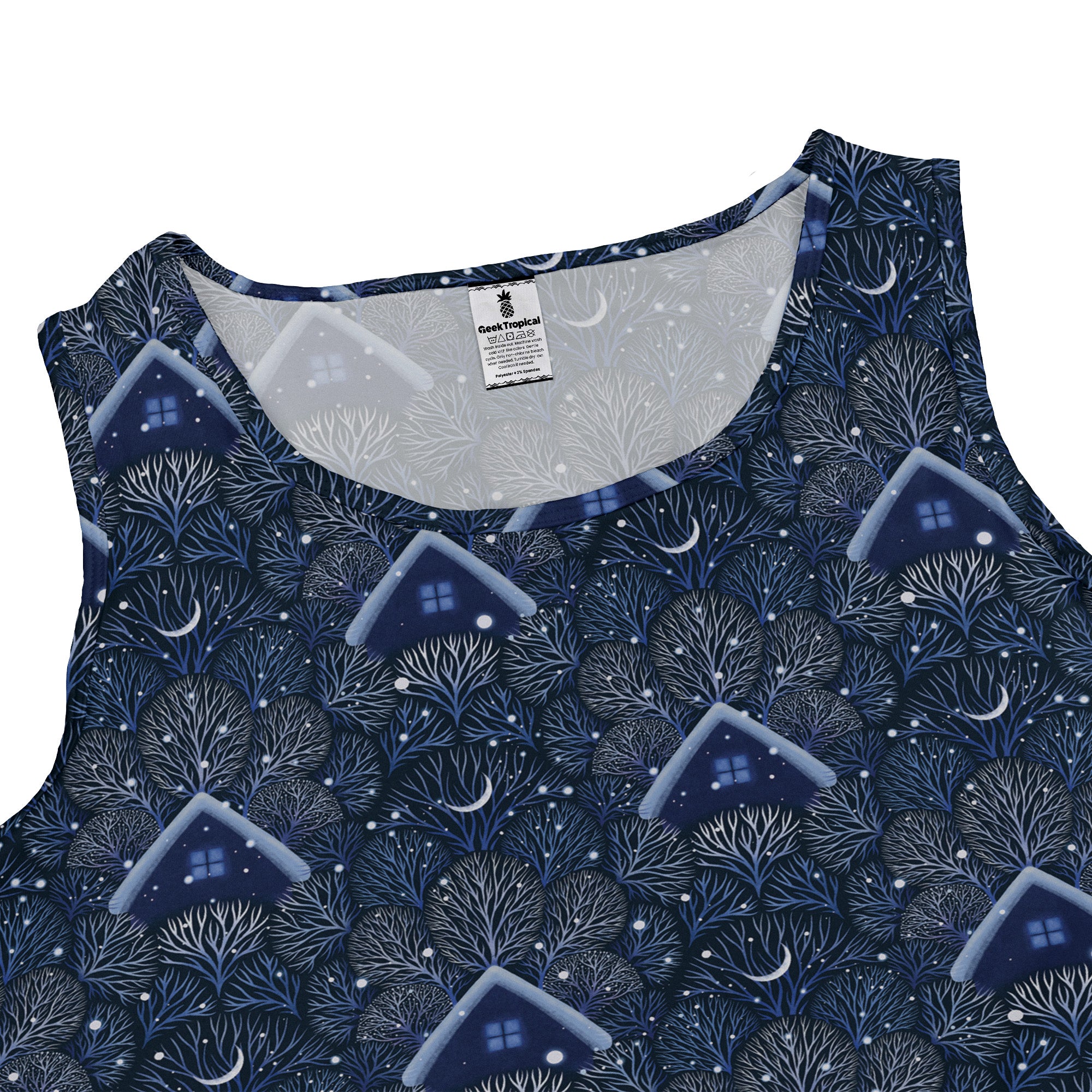 Under the Winter Moon Sleeveless Dress close front