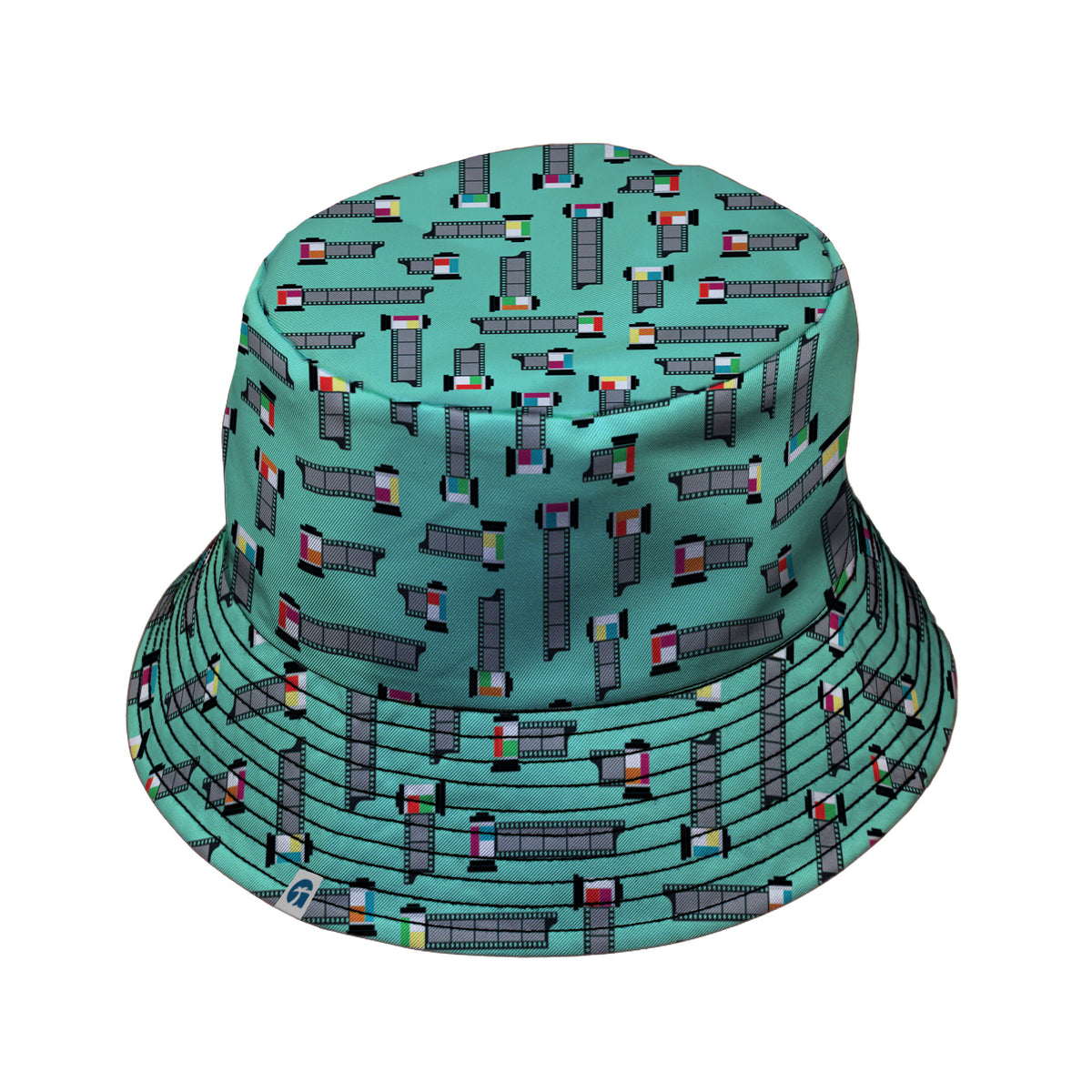 Unfiltered Cuts Blue Bucket Hat Black Stitching