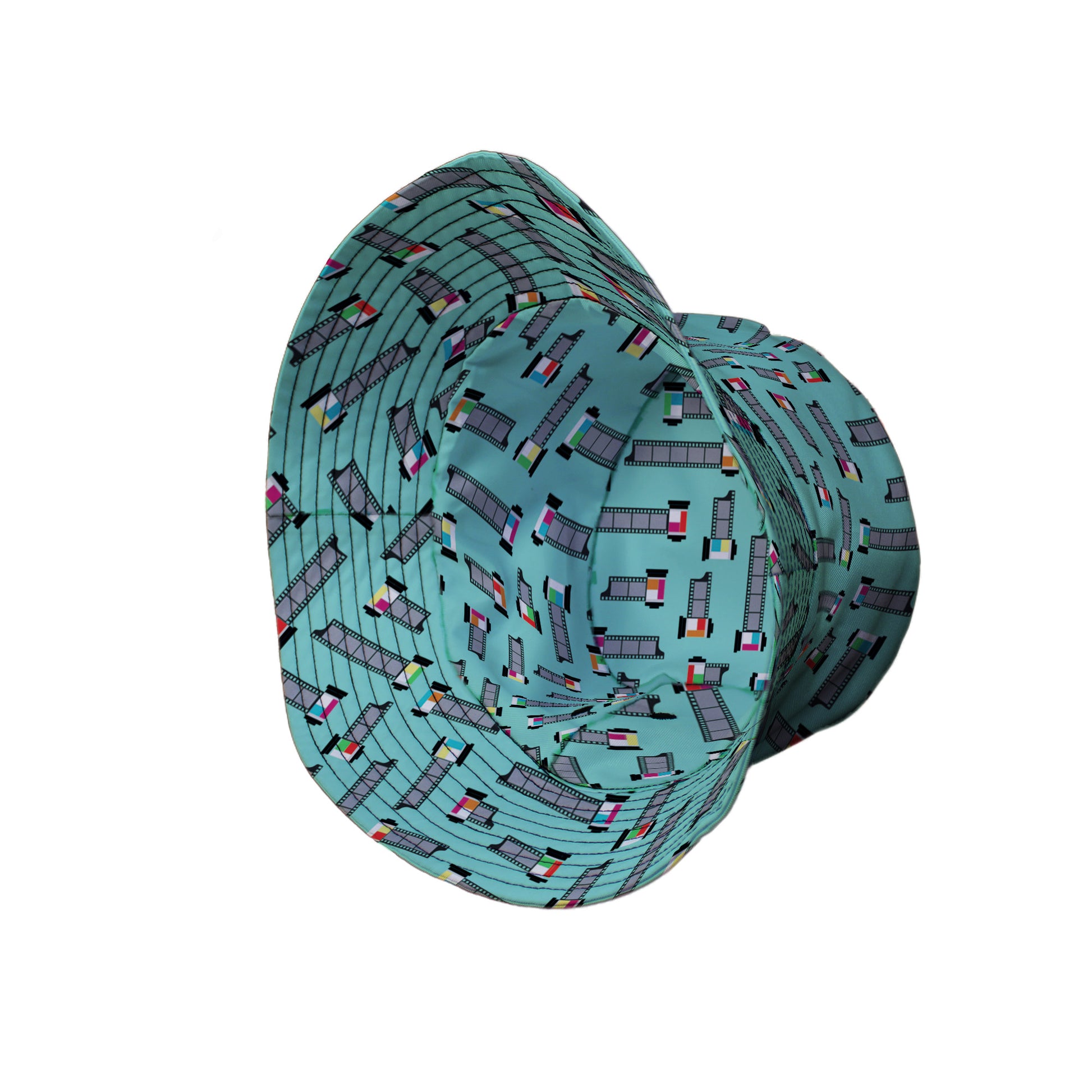 Unfiltered Cuts Blue Bucket Hat Side View