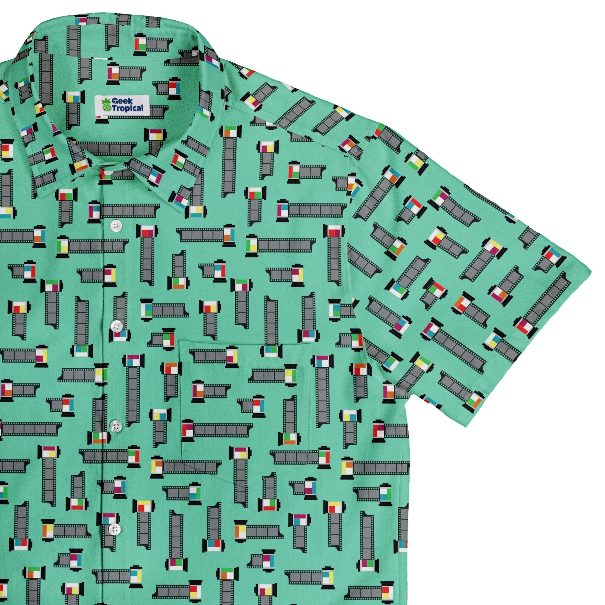 Unfiltered Cuts Blue Button Up Shirt 1