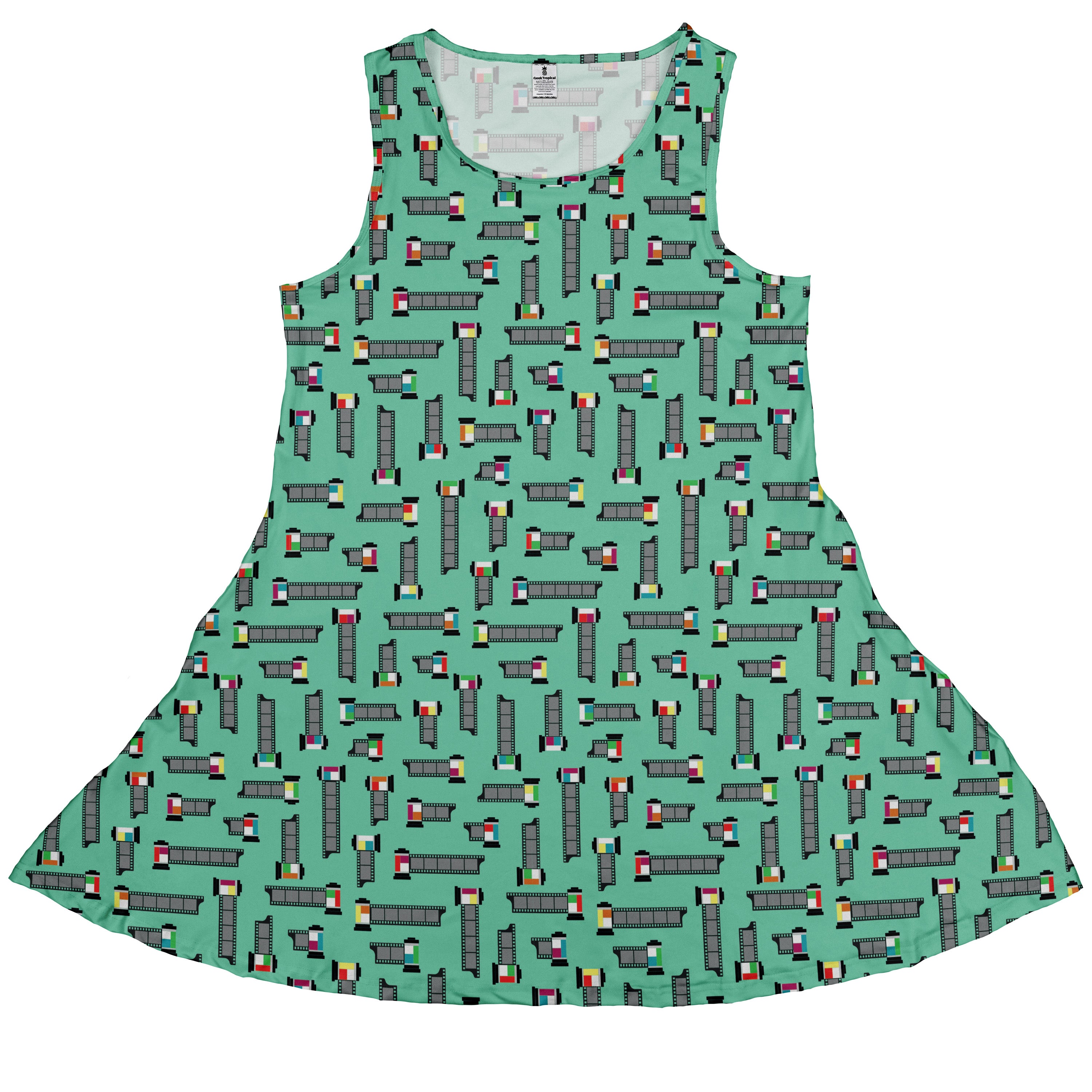 Unfiltered Cuts Blue Sleeveless Dress front