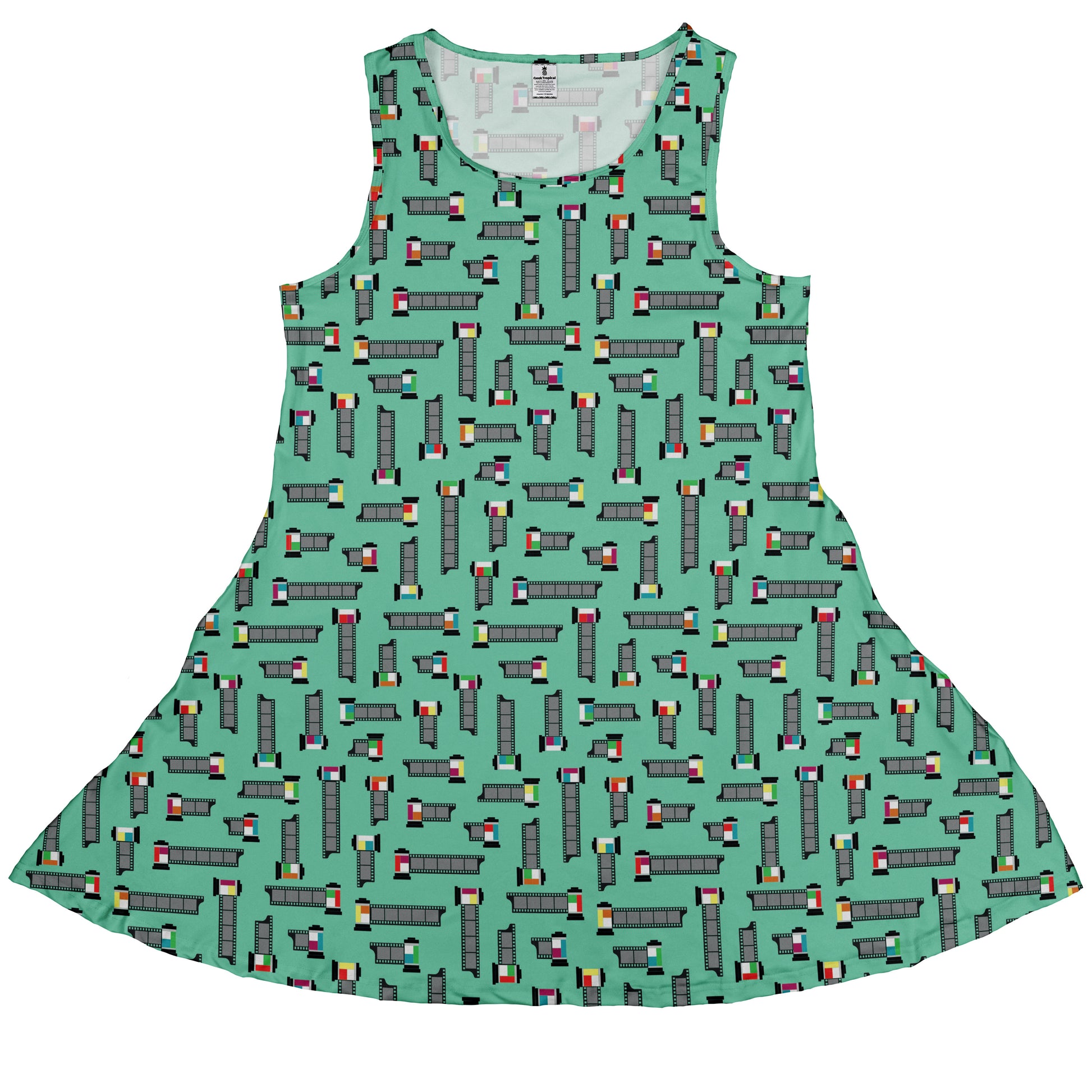 Unfiltered Cuts Blue Sleeveless Dress front