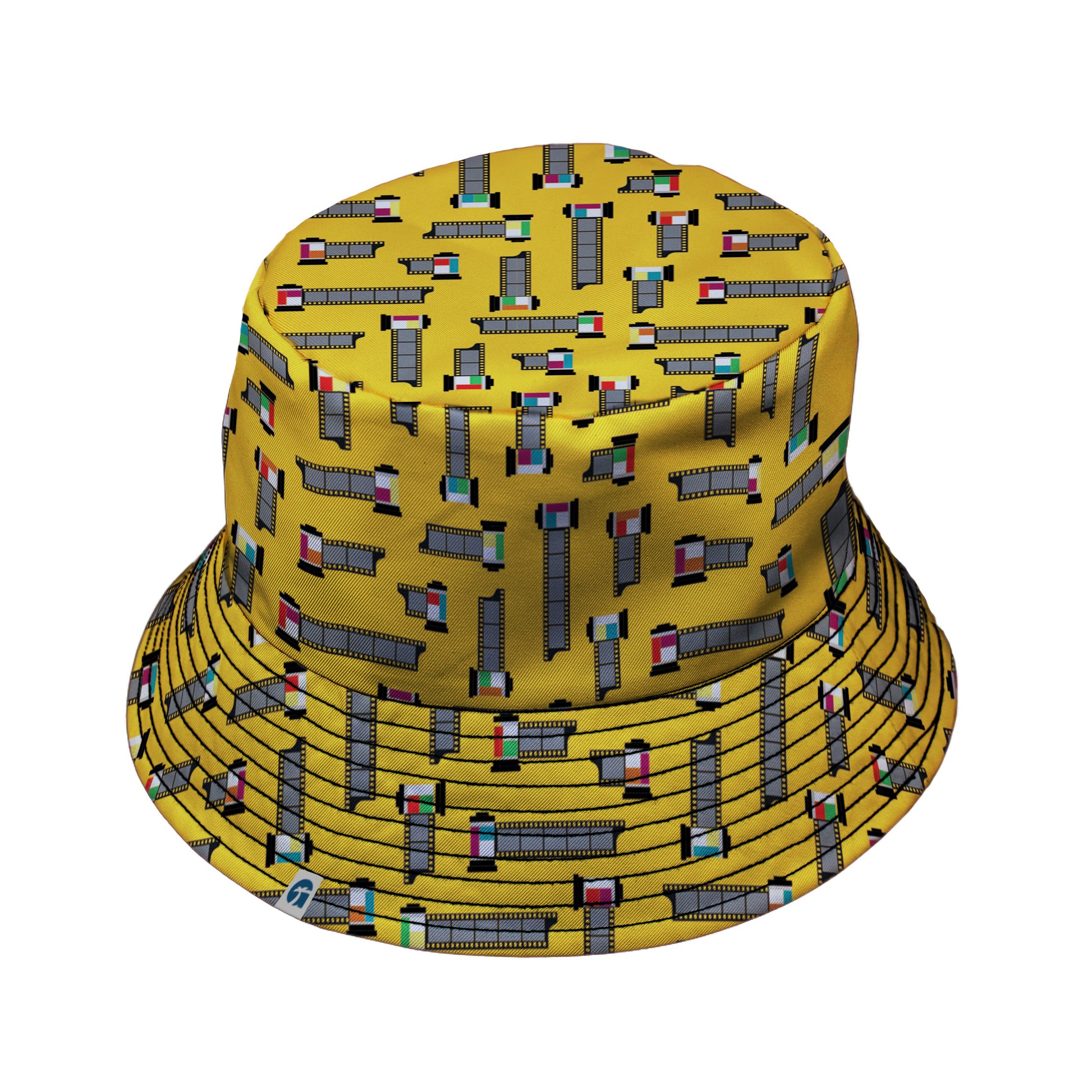 Unfiltered Cuts Yellow Bucket Hat Black Stitching