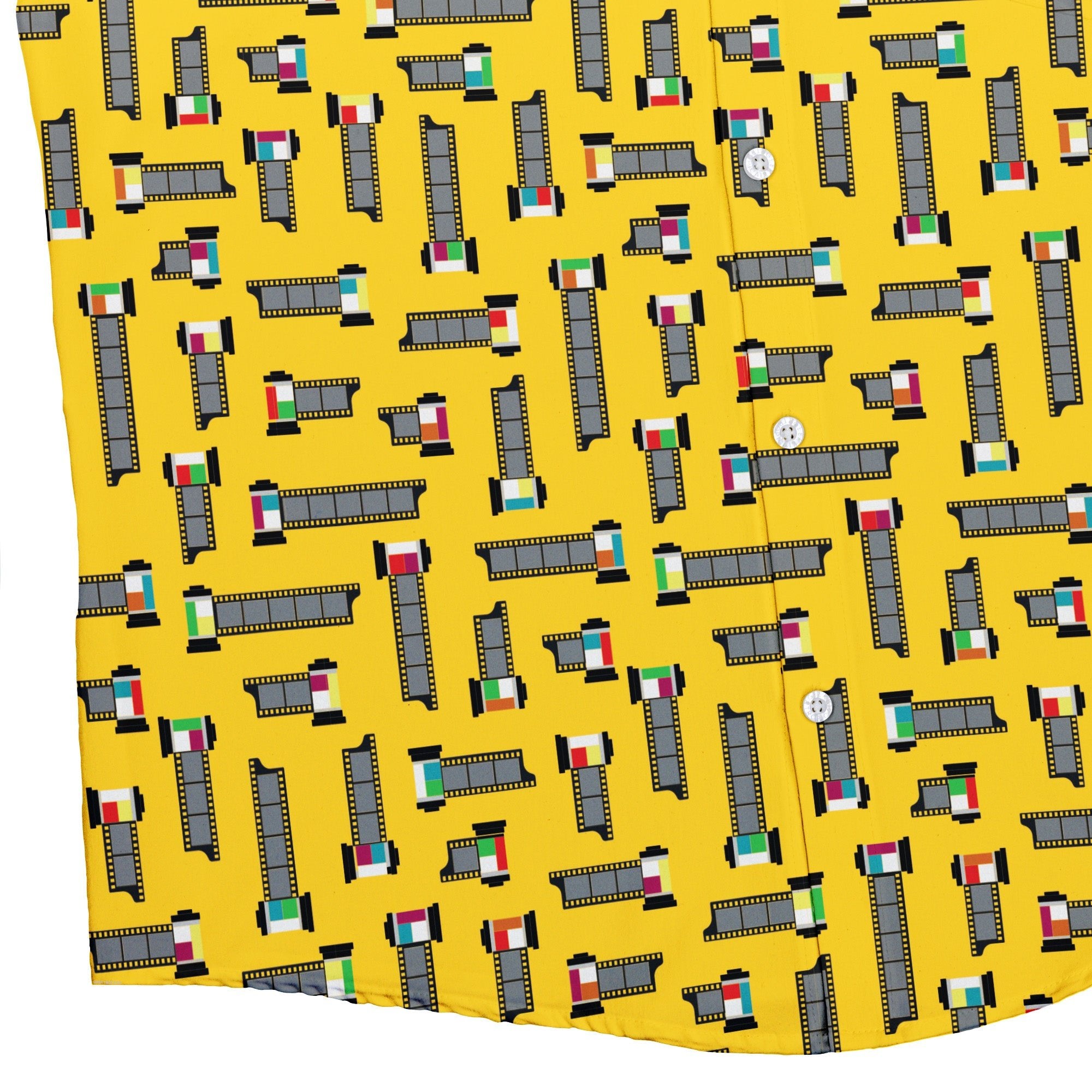 Unfiltered Cuts Yellow Button Up Shirt 2