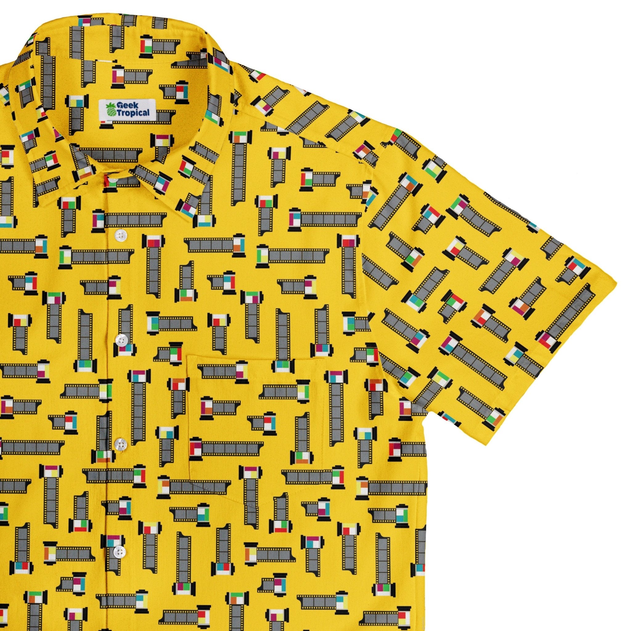 Unfiltered Cuts Yellow Button Up Shirt 1