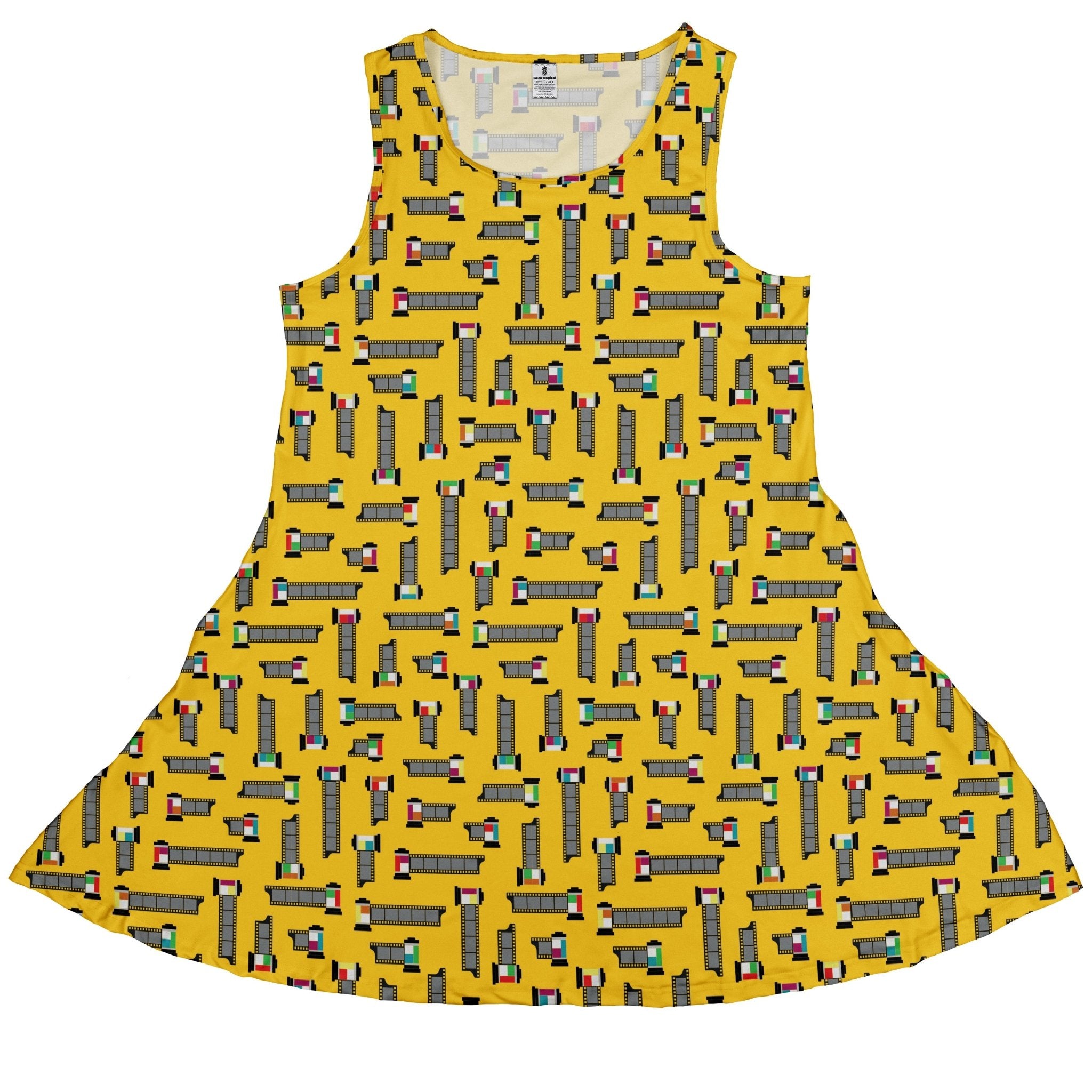 Unfiltered Cuts Yellow Sleeveless Dress 1